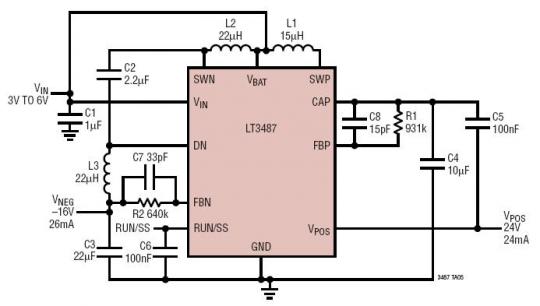 +24V  -16V LCD ƫ