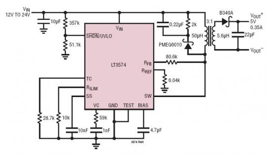 12V~24Vin  5Vout/350mA ƬʽxͷʽD(zhun)Q (o@M)