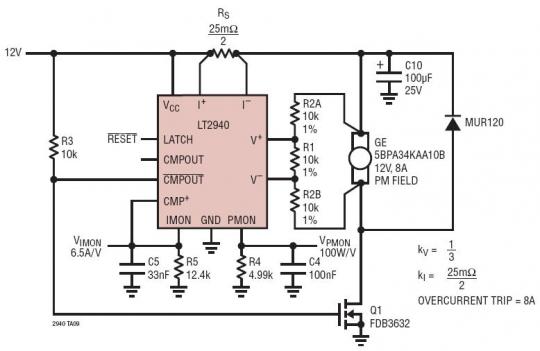 Motor Monitor with Circuit Breaker