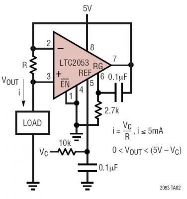 Precision Voltage Controlled Current Source