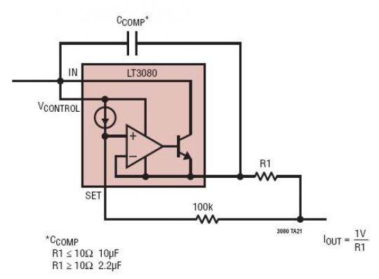 Two Terminal 1A Current Source